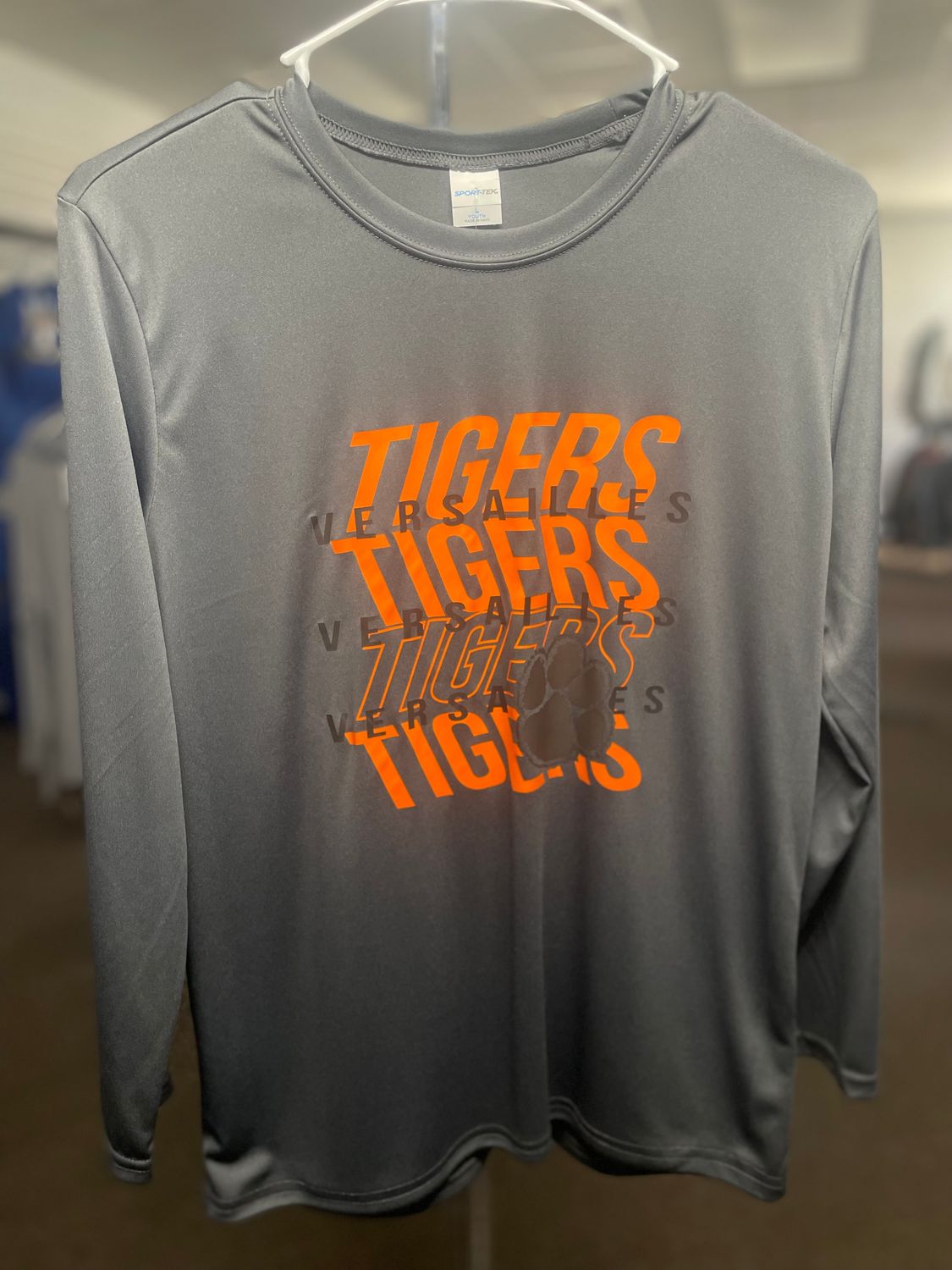 Sport-Tek® Youth Long Sleeve PosiCharge® Competitor™ Tee. YST350LS Iron Grey L