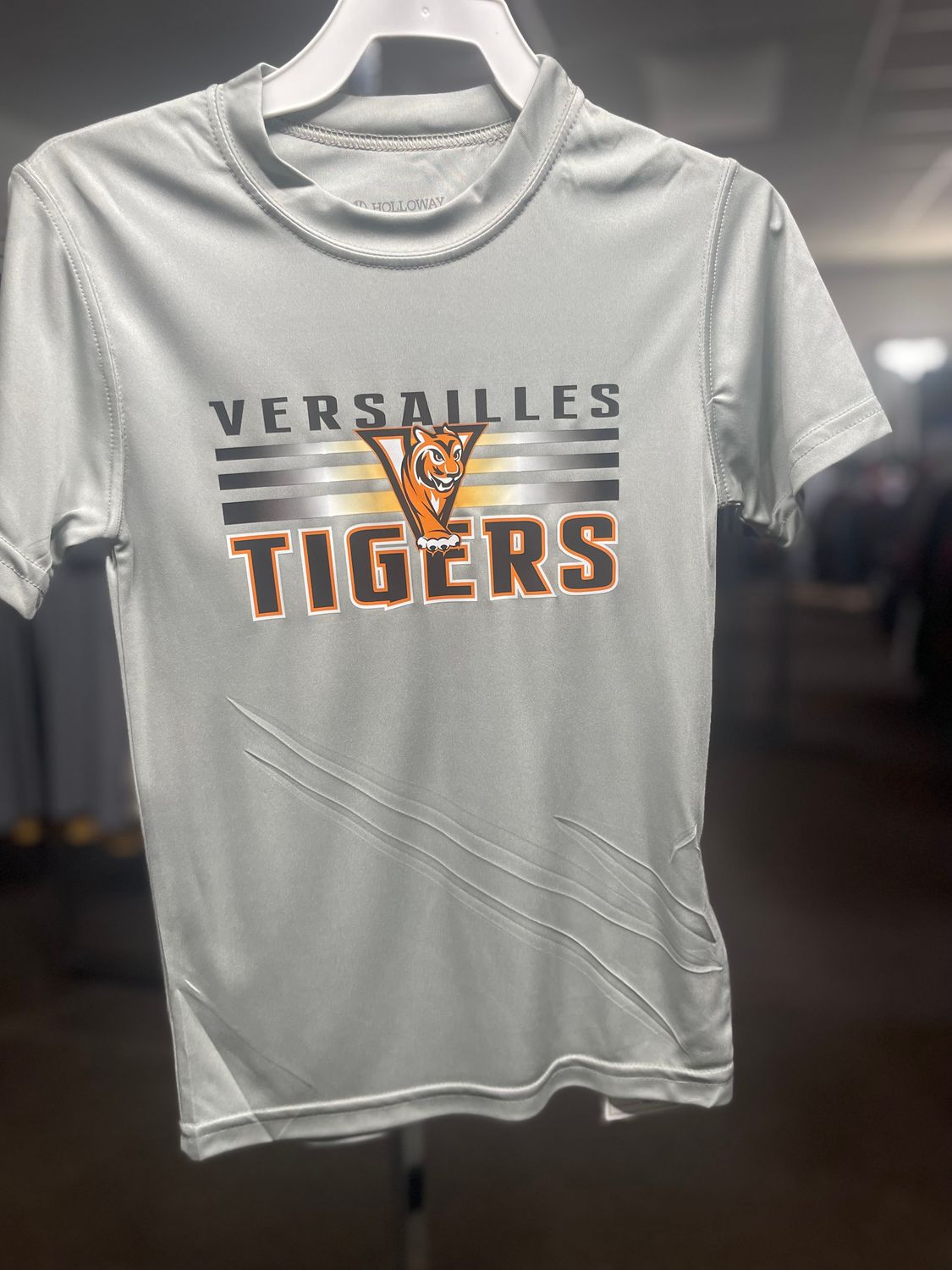 Holloway Youth Momentum Tee 222819 SILVER XS