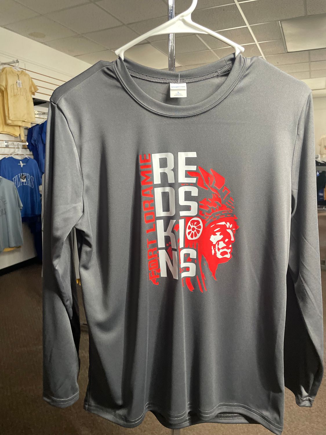 Sport-Tek® Youth Long Sleeve PosiCharge® Competitor™ Tee. YST350LS Iron Grey L