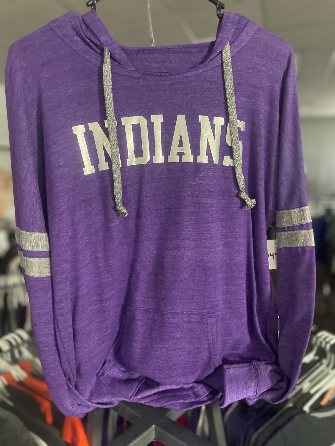 Holloway Long Sleeve Hoodie - Purple - Small