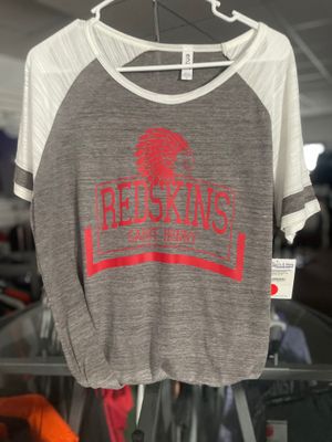 ENZA Ladies Vintage Triblend Colorblock Tee EZ07679 Grey XL ENZA Ladies Vintage Triblend Colorblock Tee EZ07679 Grey XL