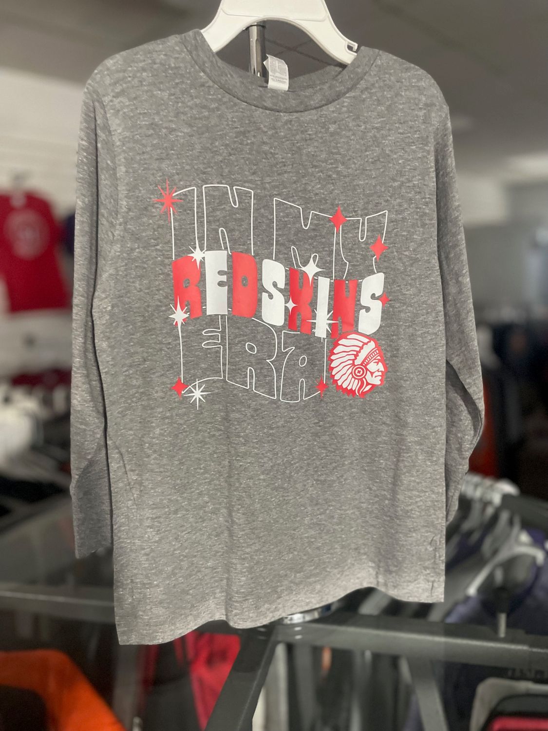 LAT Youth Fine Jersey Long Sleeve Tee 6201 Granite Heather XS