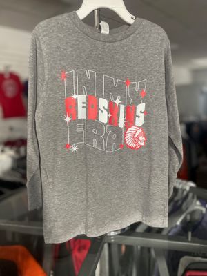 LAT Youth Fine Jersey Long Sleeve Tee 6201 Granite Heather XS