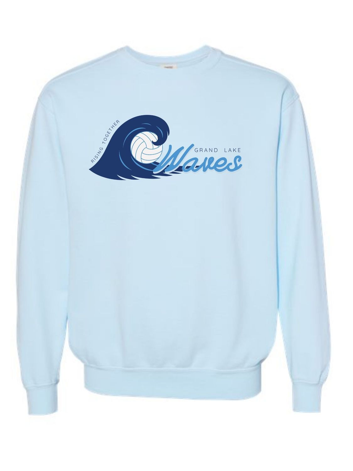 The Waves - Comfort Colors Unisex Garment-Dyed Crewneck Sweatshirt