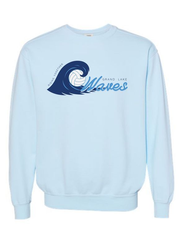 The Waves - Comfort Colors Unisex Garment-Dyed Crewneck Sweatshirt