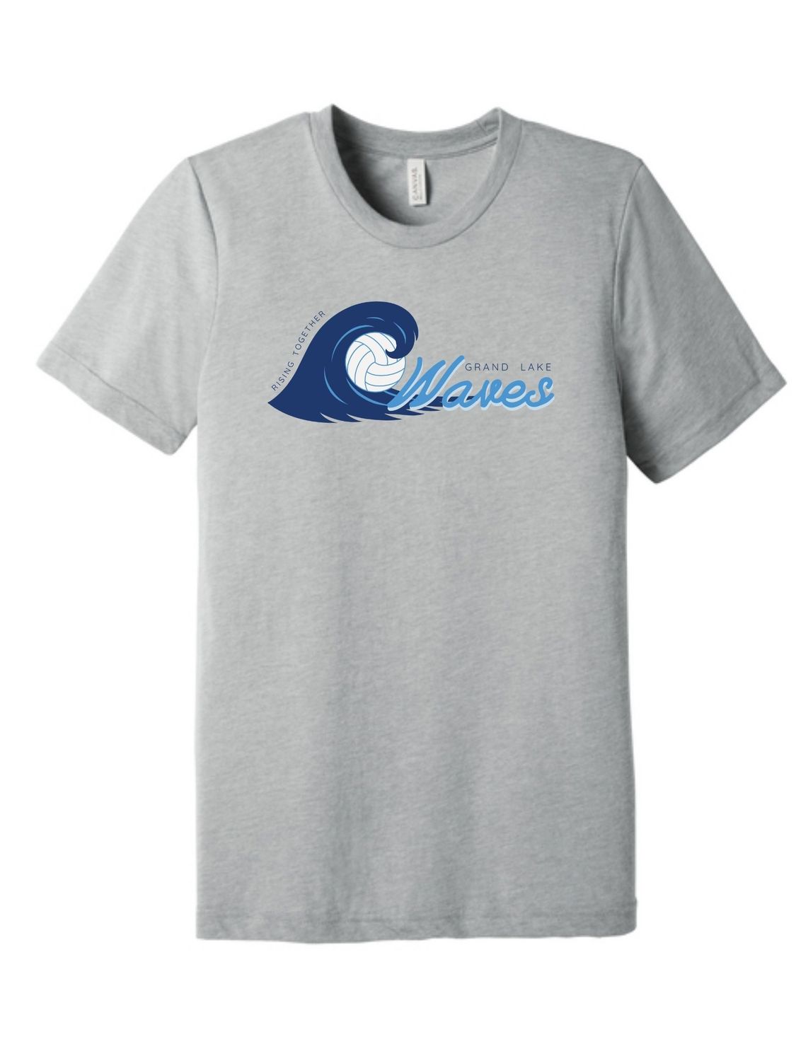 The Waves - BELLA+CANVAS Triblend Tee - Athletic Heather