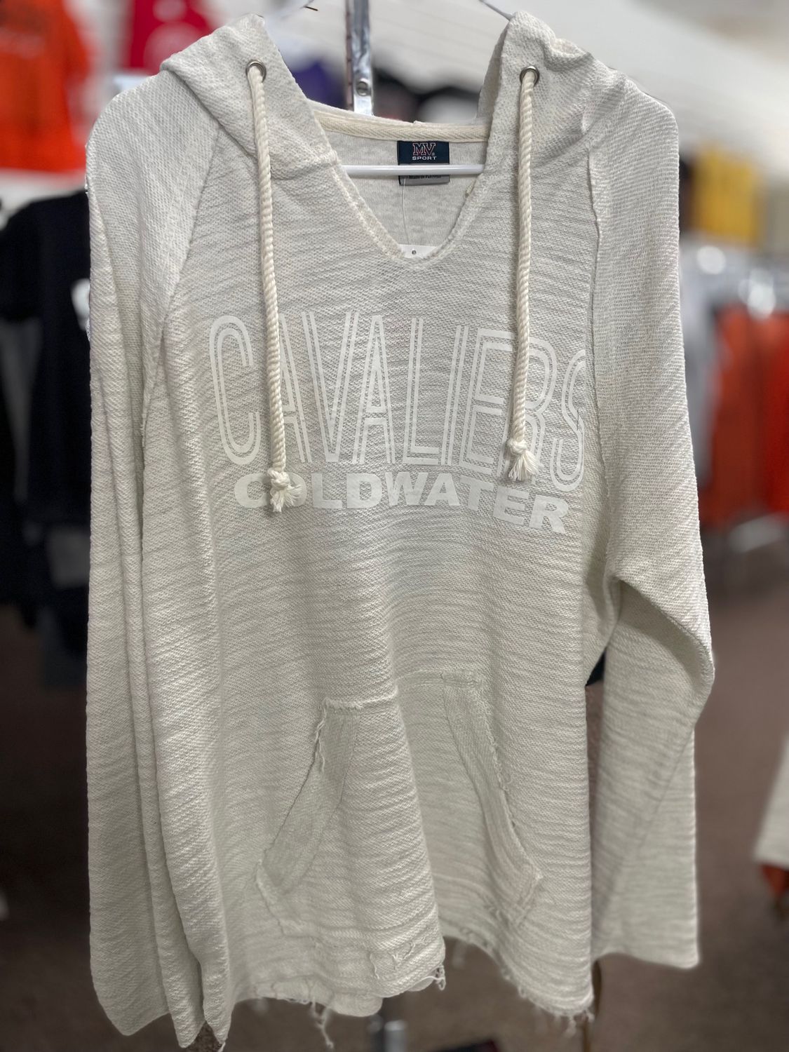 MV Sport - Bonfire Baja Terry Hooded Sweatshirt - 17118 OATMEAL MEDIUM