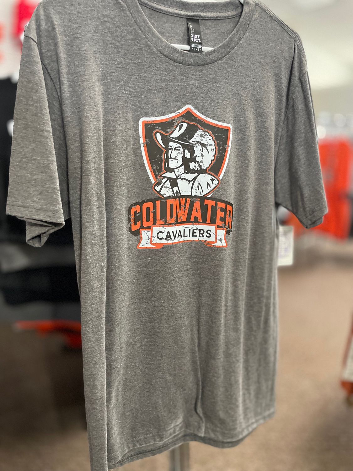 District ® Perfect Tri®Tee. DM130 Grey Frost M