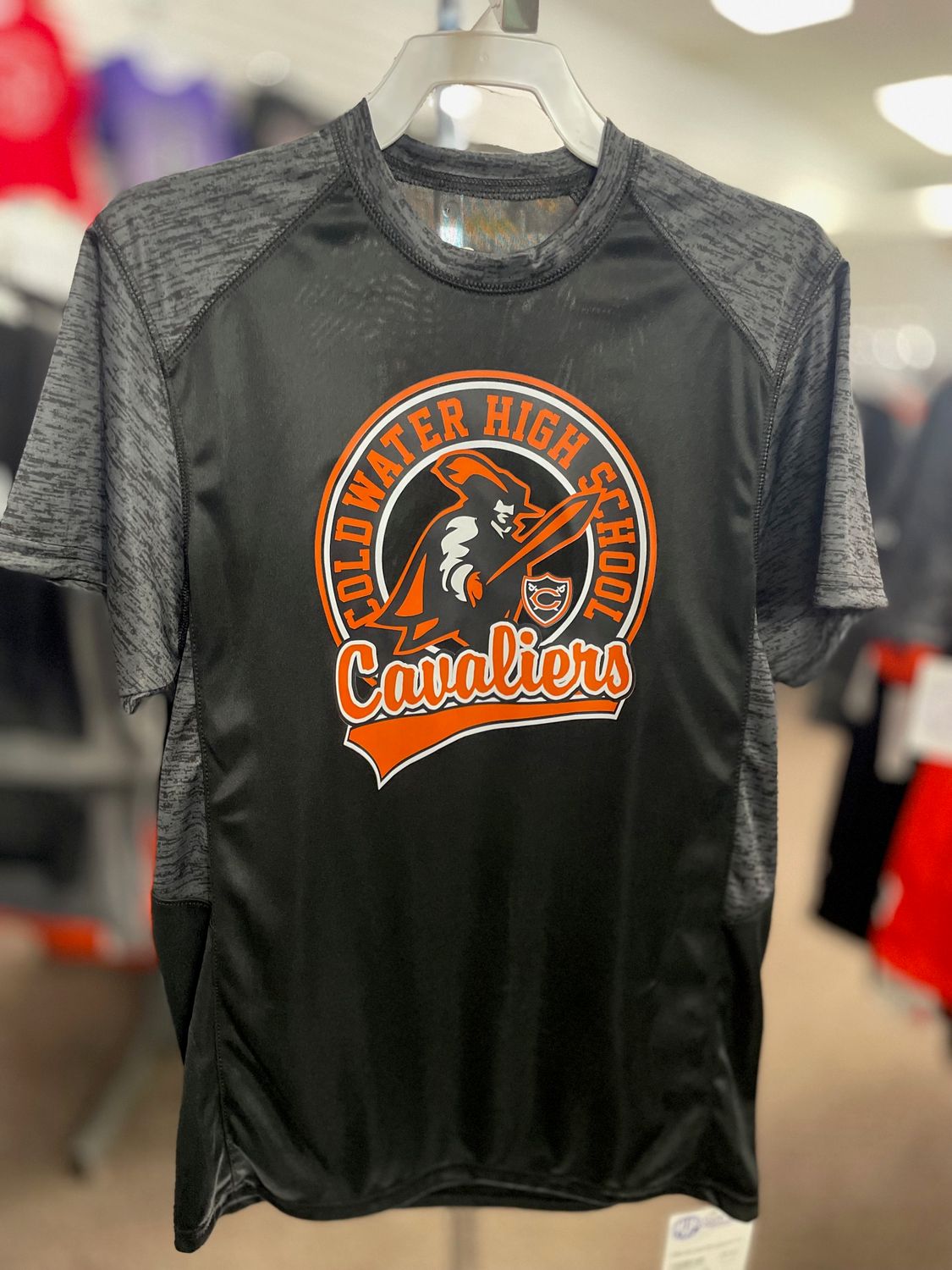 Badger Sport Tonal Blend Youth Panel Tee 217800 Black/Black Tonal Blend M