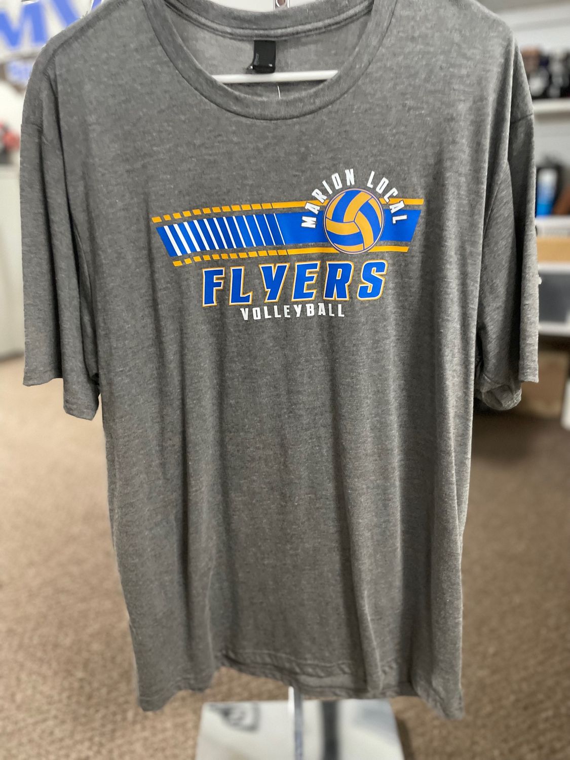 District ® Perfect Tri®Tee. DM130 Grey Frost XL