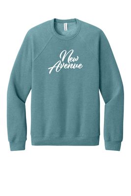 BELLA+CANVAS® Unisex Sponge Fleece Raglan Sweatshirt - BC3901 - Full Front - New Avenue
