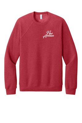 BELLA+CANVAS® Unisex Sponge Fleece Raglan Sweatshirt - BC3901 - Left Chest- New Avenue