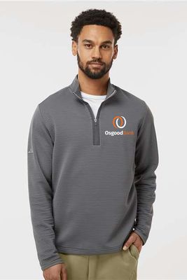 OB - Adidas Men's Spacer Quarter-Zip Pullover - A588 