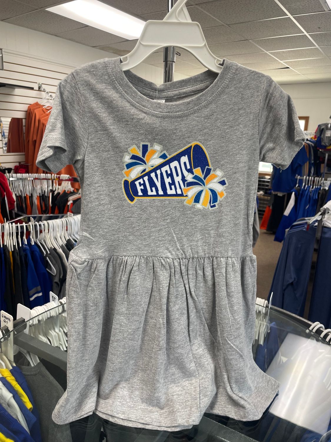 Rabbit Skins Toddler Baby Rib Dress 5323 3 Heather