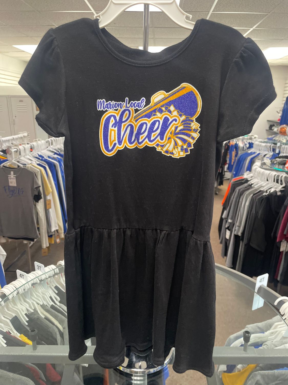 Rabbit Skins Toddler Baby Rib Dress 5323 4 Black