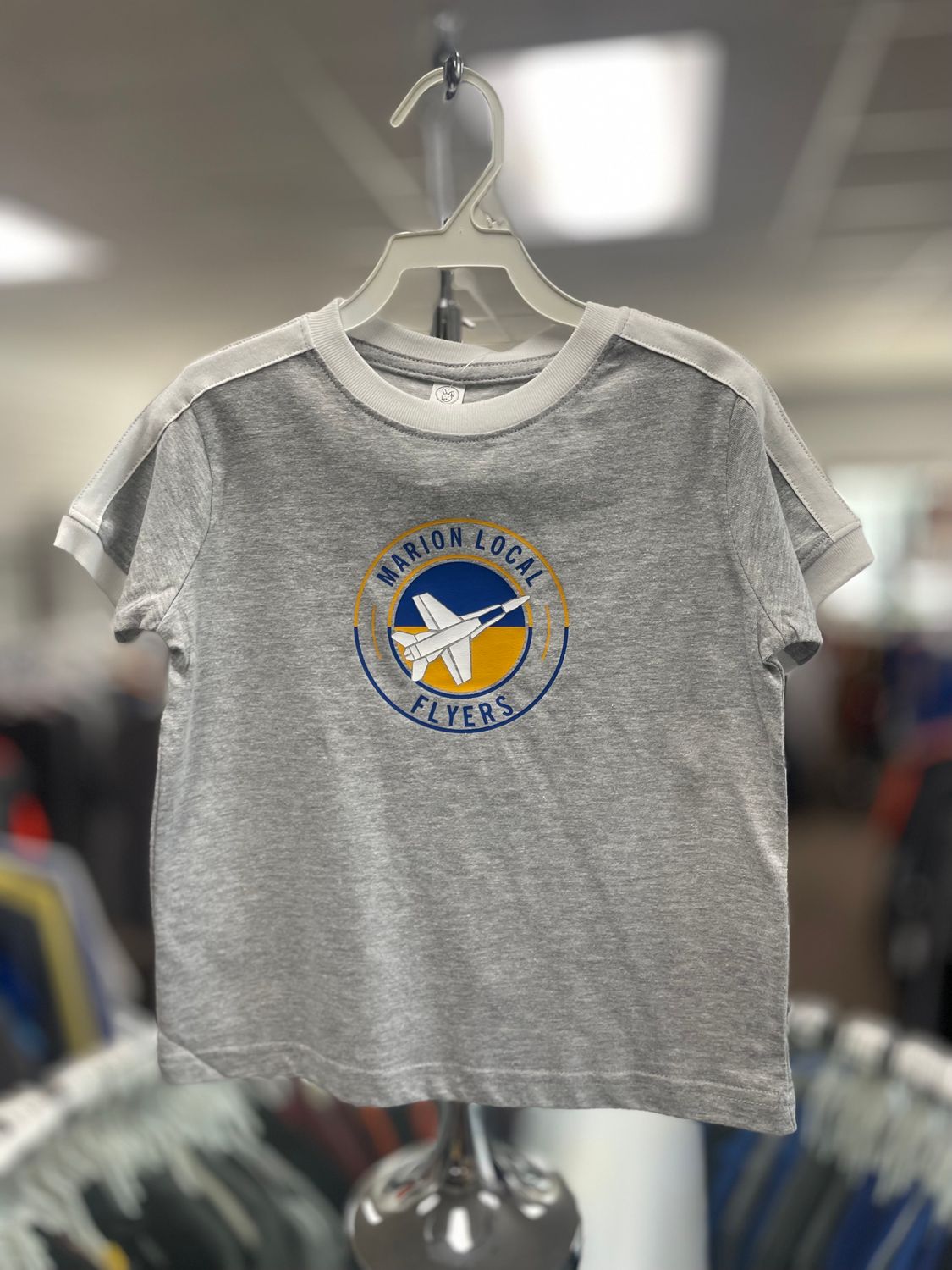 Rabbit Skins Toddler Retro Ringer Fine Jersey Tee_3032 Heather/ White 3