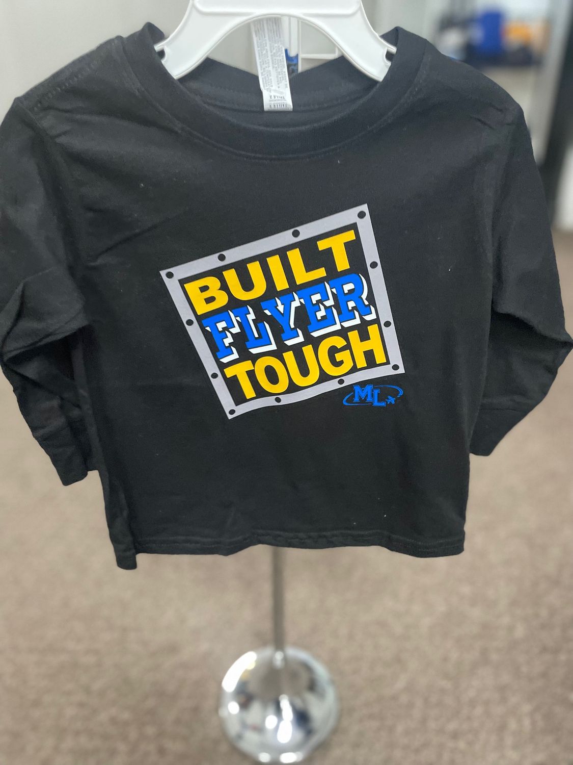 Rabbit Skins Toddler Fine Jersey Long Sleeve Tee 3302 Black 3T