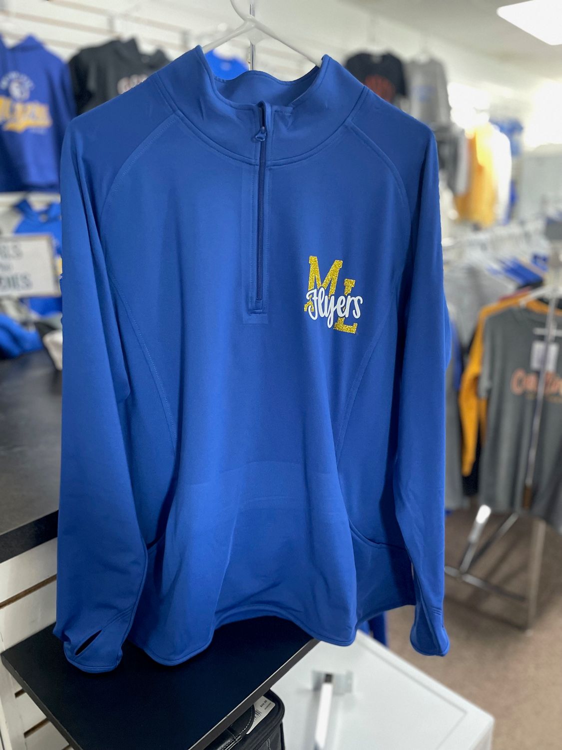 Sport-Tek® Ladies Sport-Wick® Stretch 1/2-Zip Pullover. LST850 True Royal XXL