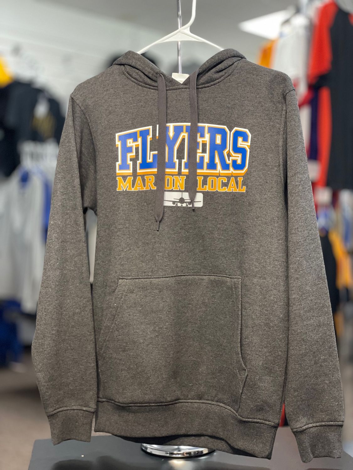 Augusta 60/40 Fleece Hoodie 5414 CARBON HEATHER S