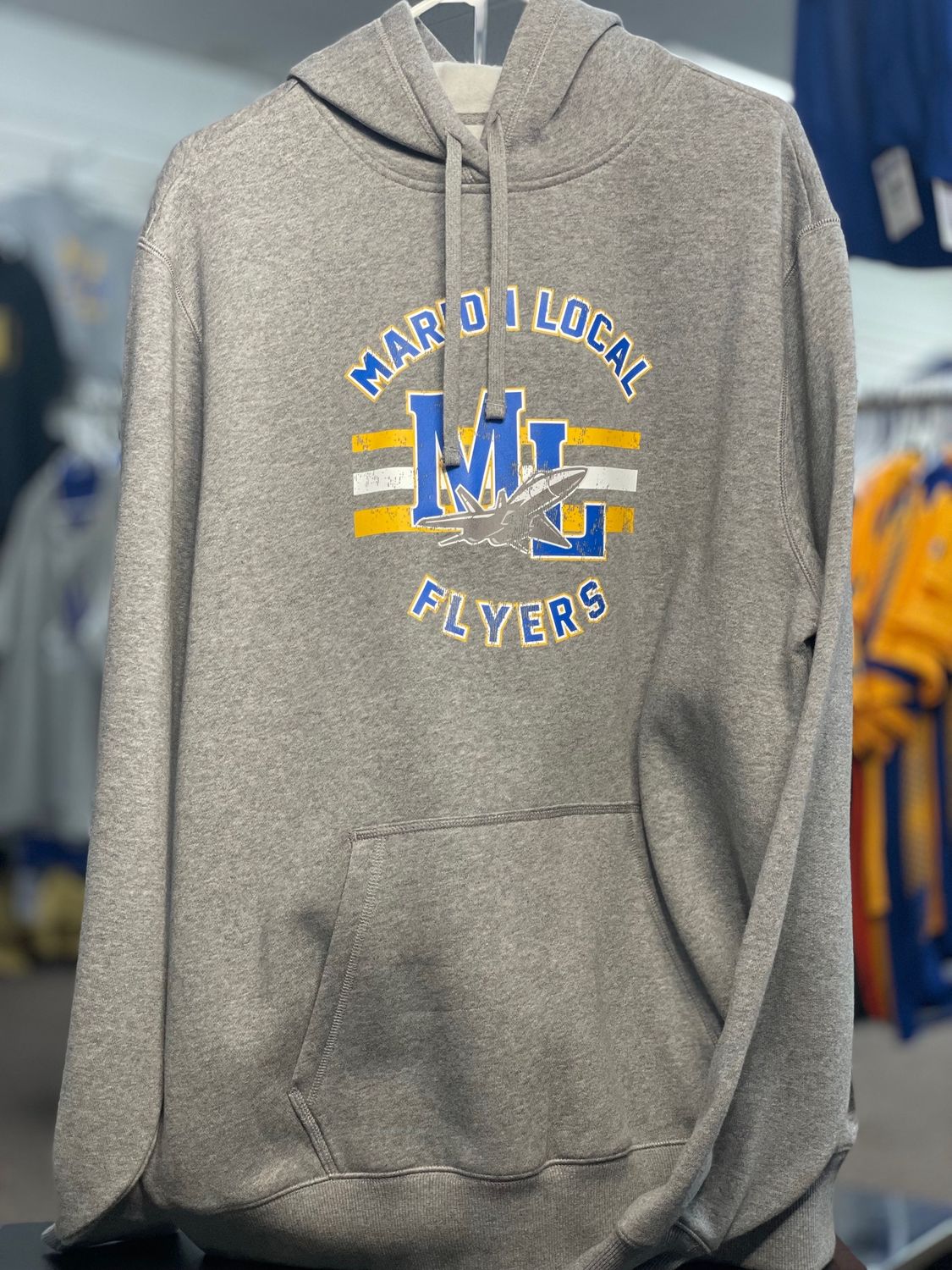 Sport-Tek Tall Pullover Hooded Sweatshirt. TST254 Vintage Heather LT