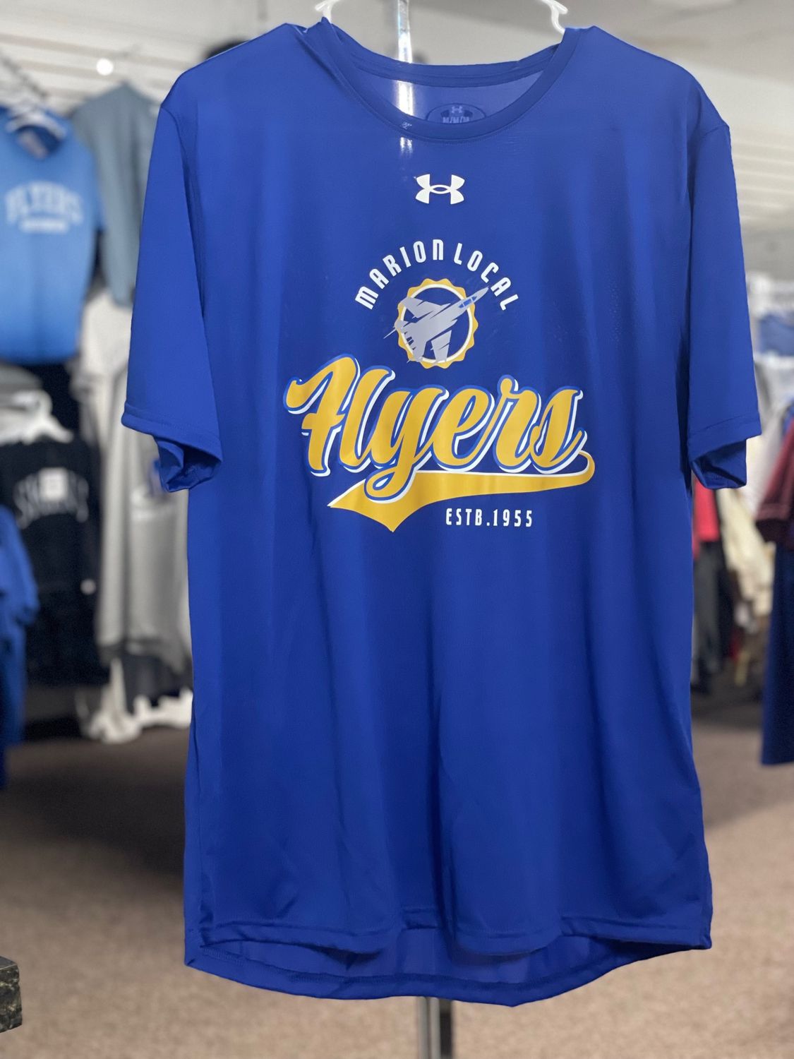 UNDER ARMOUR Men's Team Tech T-Shirt - 1376842 - Royal ROYAL MEDIUM