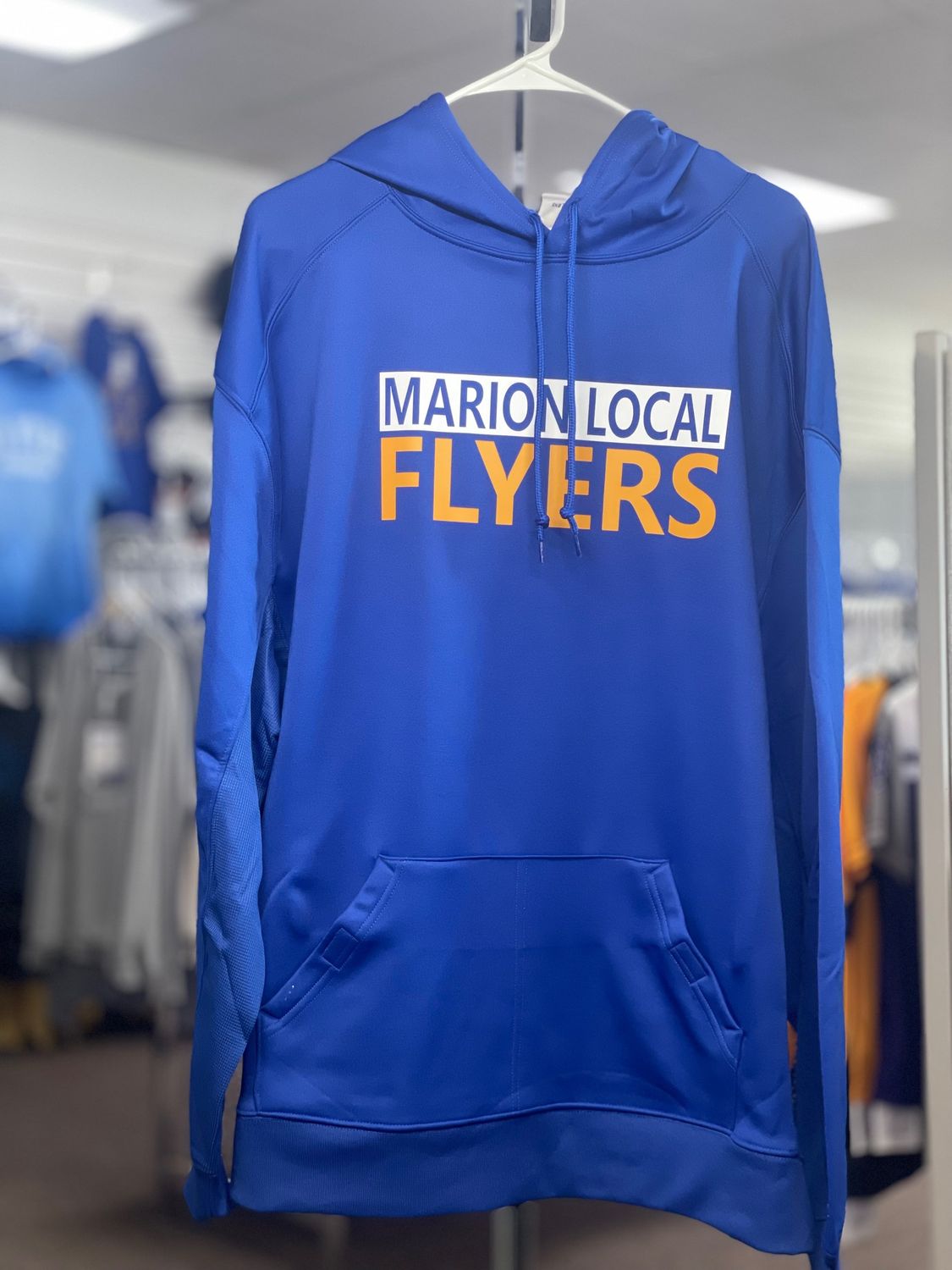 Badger Sport Perf. Fleece Hood 145400 Royal 2XL