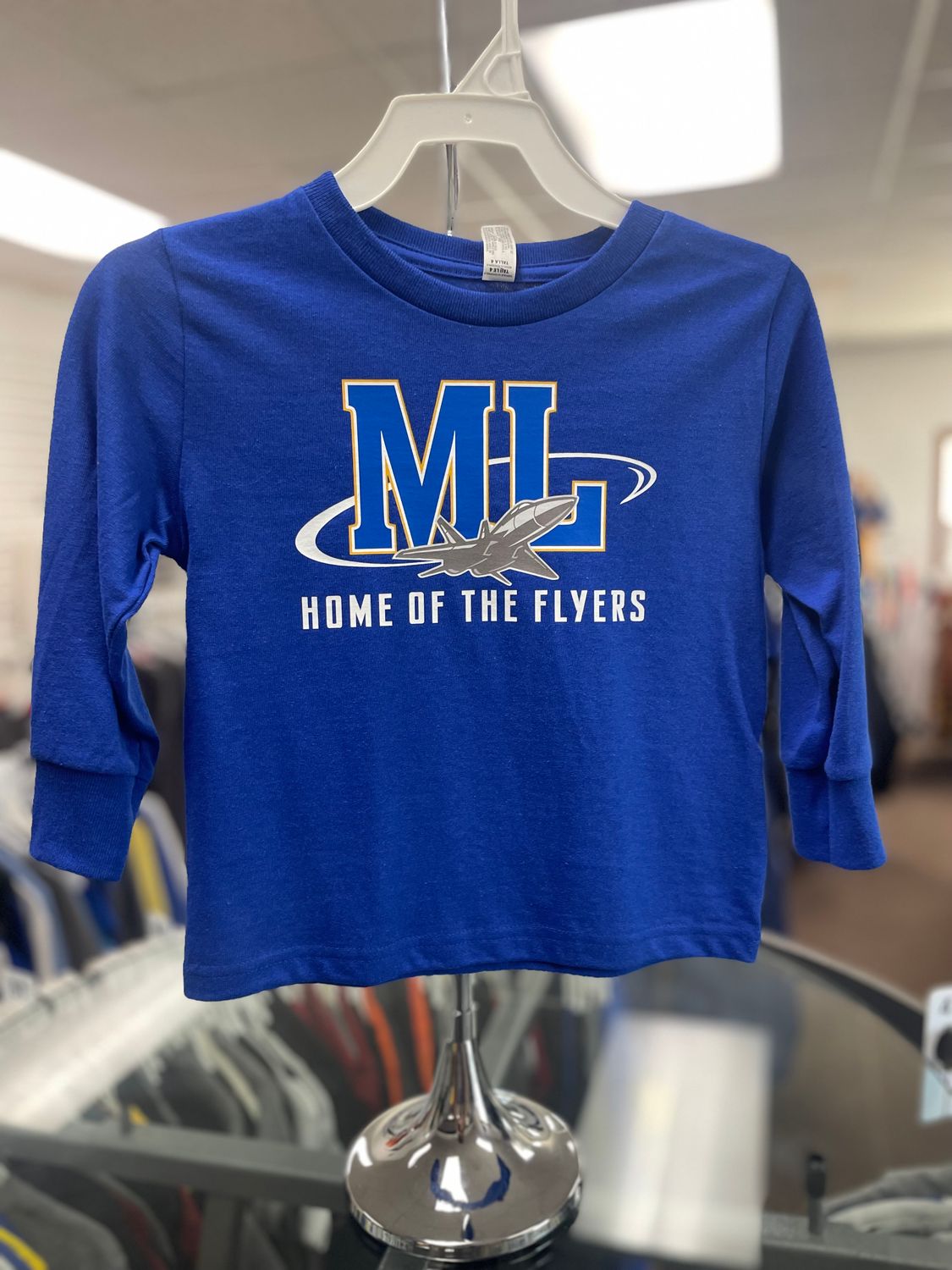 Rabbit Skins Toddler Long Sleeve Fine Jersey Tee 3302 Royal 4T