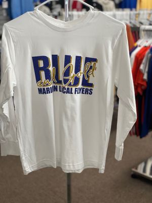 LAT Youth Fine Jersey Long Sleeve Tee 6201L White M