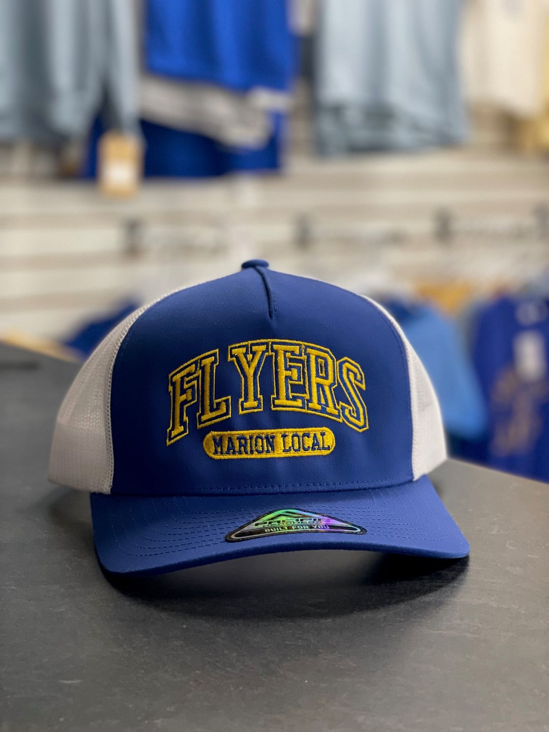 5-Panel Trucker Snapback Cap _ Emb. Flyers OSFM 105C