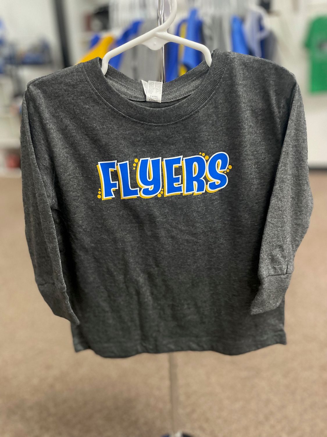 Rabbit Skins Toddler Long Sleeve Fine Jersey Tee 3302 Vintage Smoke 2T