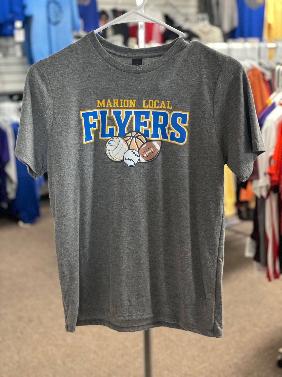 District ® Youth Perfect Tri ®Tee. DT130Y Grey Frost M