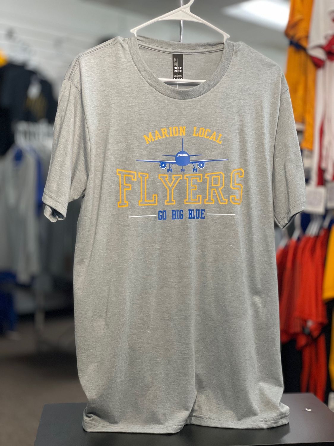 District ® Perfect Tri®Tee. DM130 Heathered Grey M