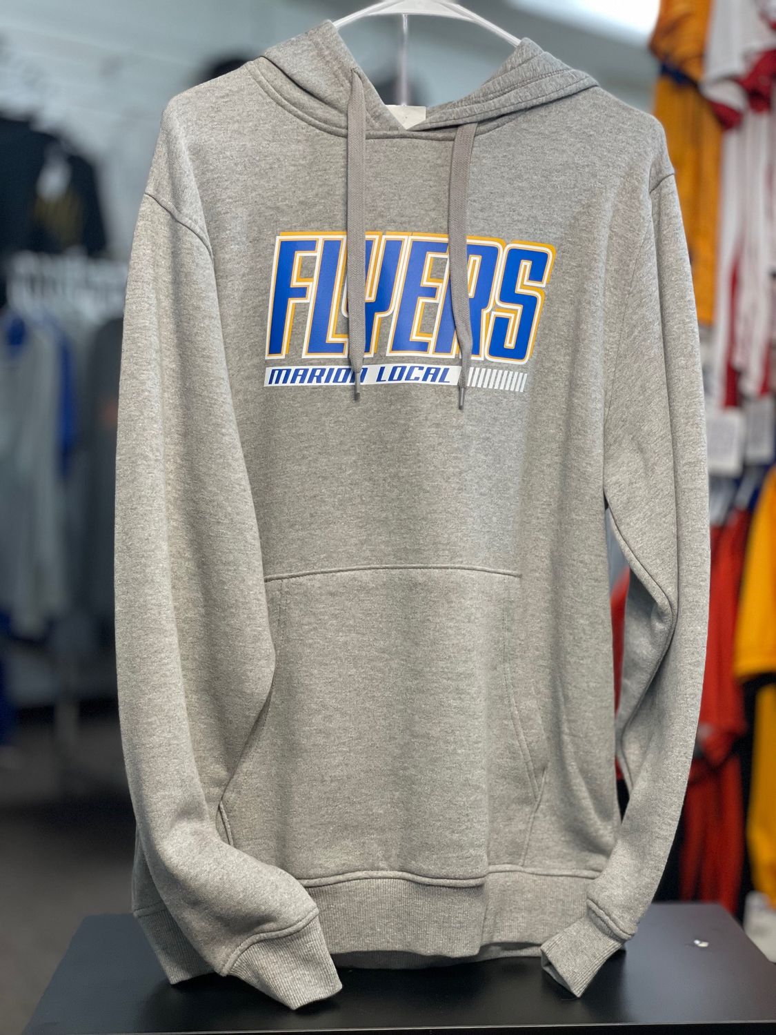 Augusta 60/40 Fleece Hoodie 5414 CARBON HEATHER M