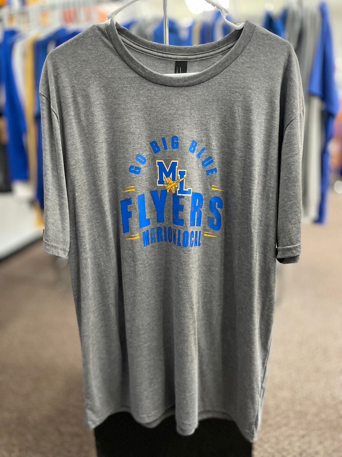 District ® Perfect Tri®Tee. DM130 Grey Frost XL