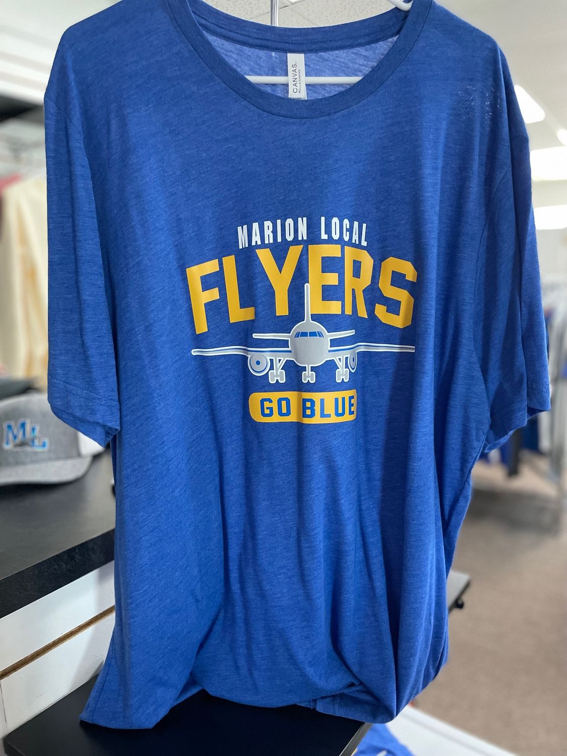 3413 True Royal Triblend 2XL