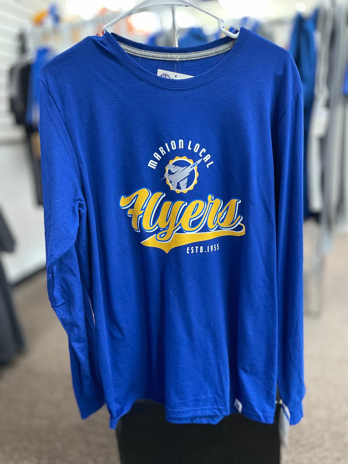 Russell Essential Long Sleeve - Royal - M