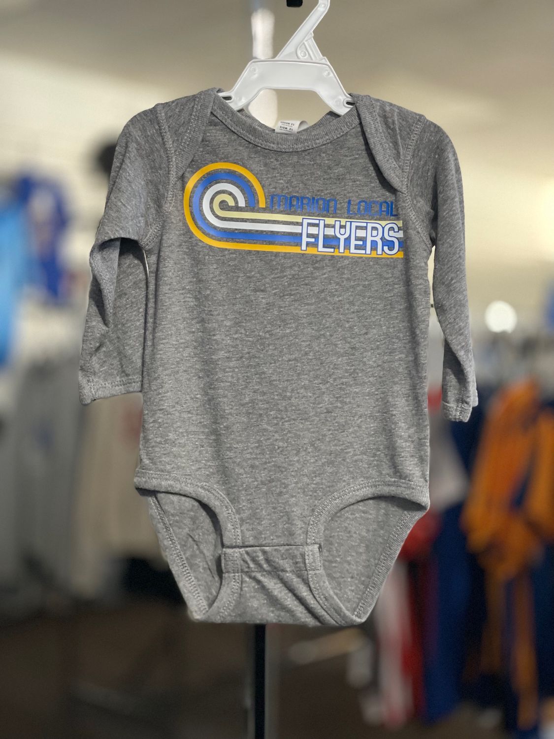 Rabbit Skins - Infant Fine Jersey Long Sleeve Bodysuit - 4421 granite heather 12M