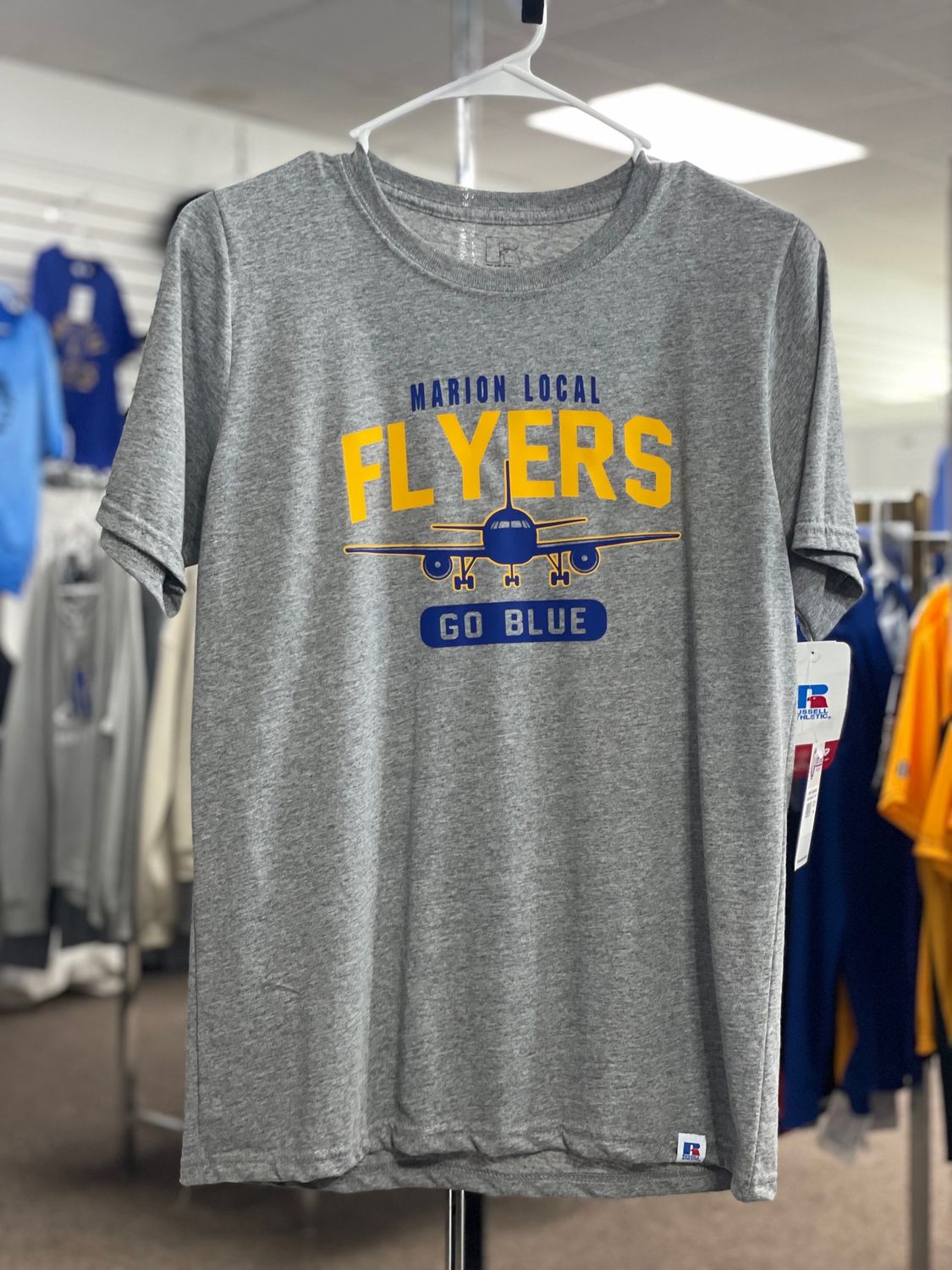 Russell - Tee - GRY OXFRD - C/O YOUTH XL