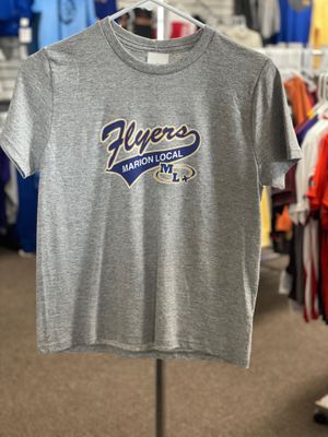 AUGUSTA 60/40 Tee - PLATINUM HEATHER - 6951 Youth Medium