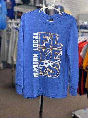 District - Long Sleeve - DT132Y - Royal Frost - Youth XS