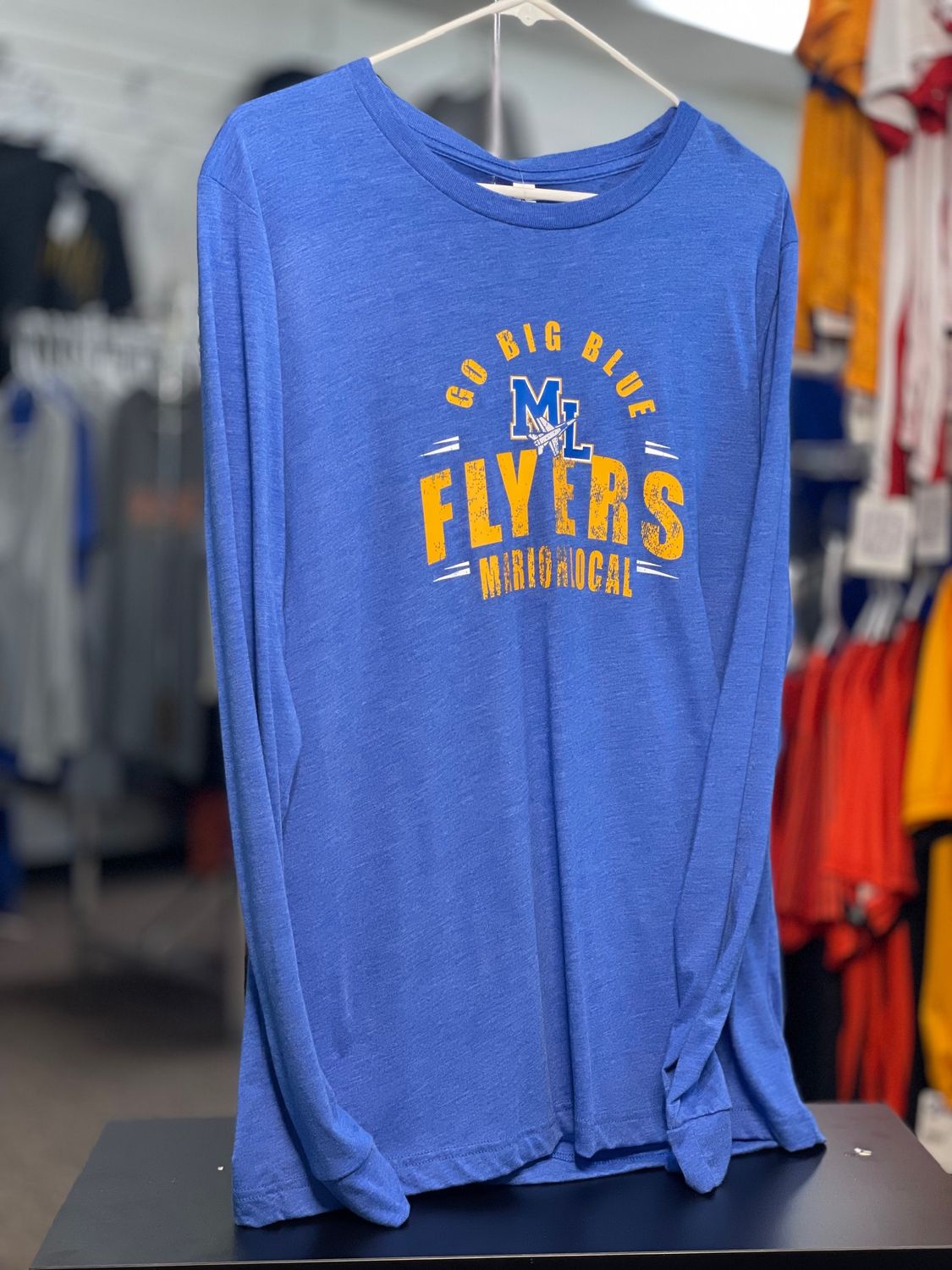 BELLA + CANVAS Unisex Triblend Long Sleeve Tee_3513 True Royal Triblend M