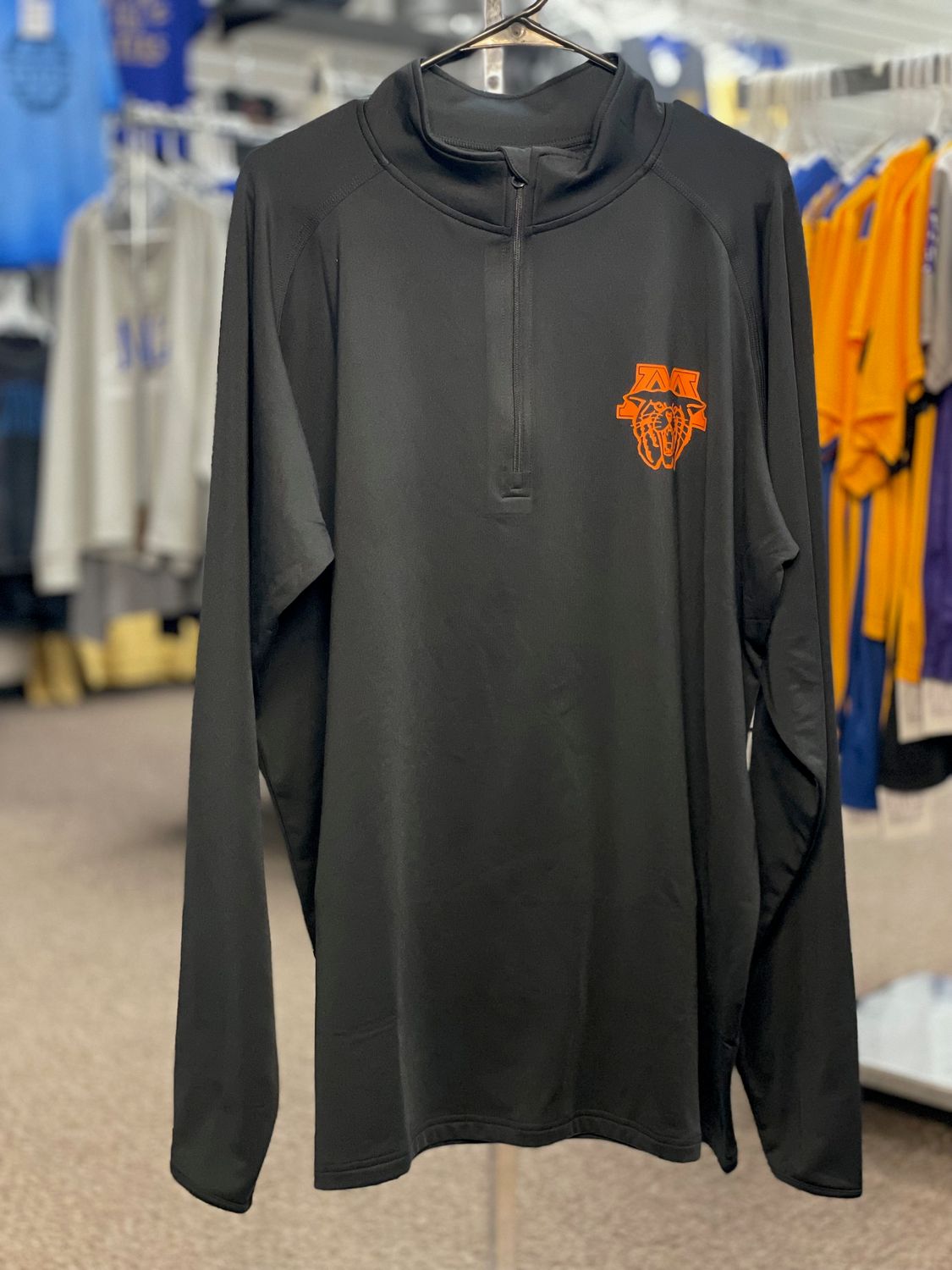 Sport-Tek® Tall Sport-Wick® Stretch 1/2-Zip Pullover. TST850 Black XLT