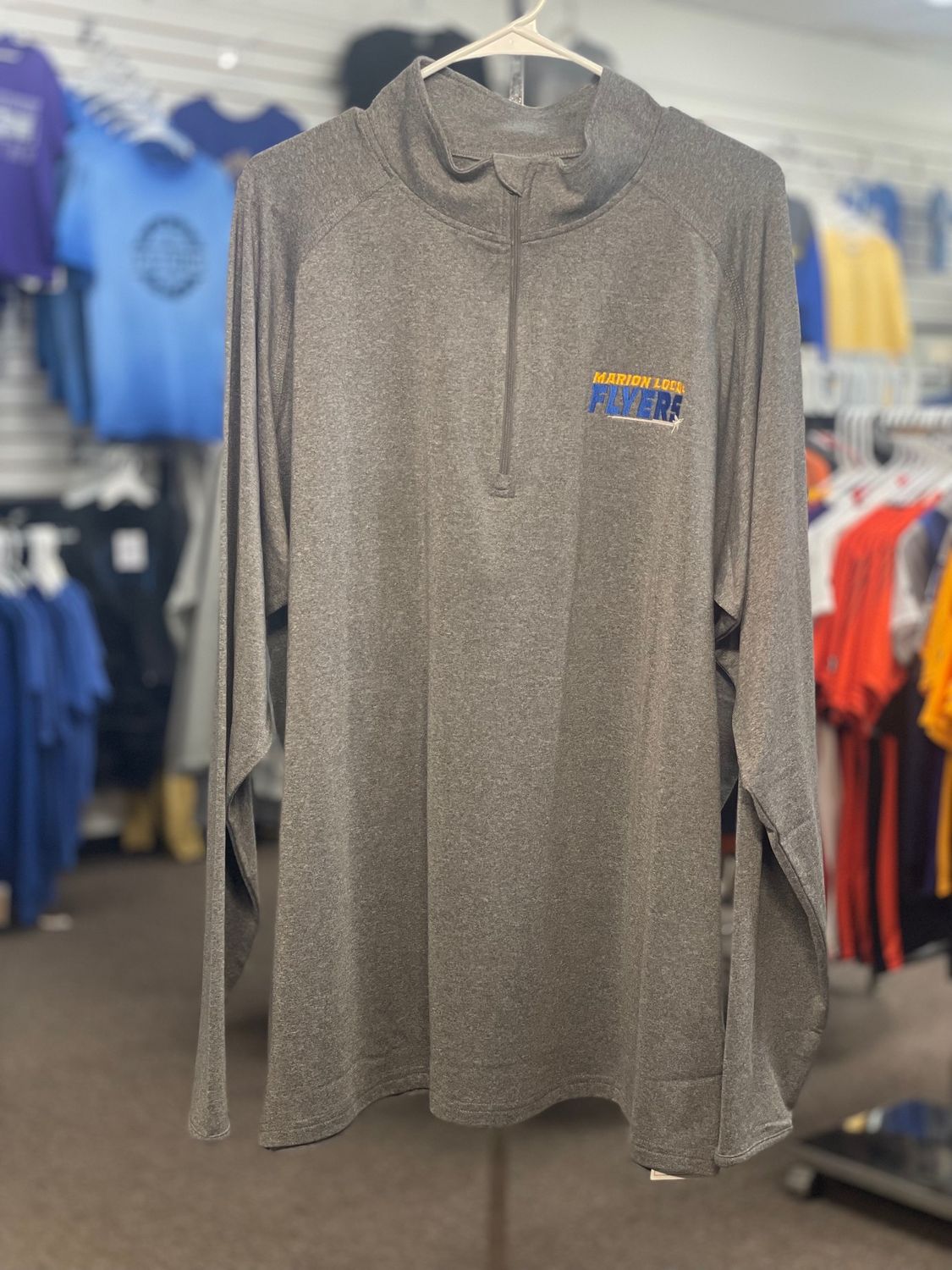 Sport-Tek® Sport-Wick® Stretch 1/4-Zip Pullover. ST850 Charcoal Grey 2XL