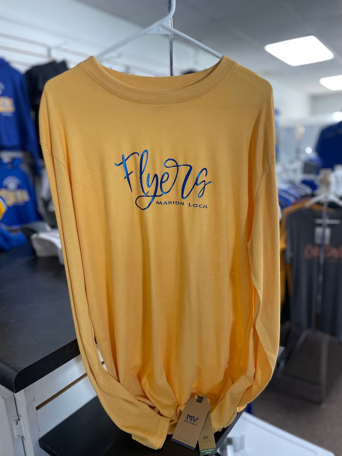 24405 Summit Sustainable Long Sleeve Tee Sunglow MEDIUM