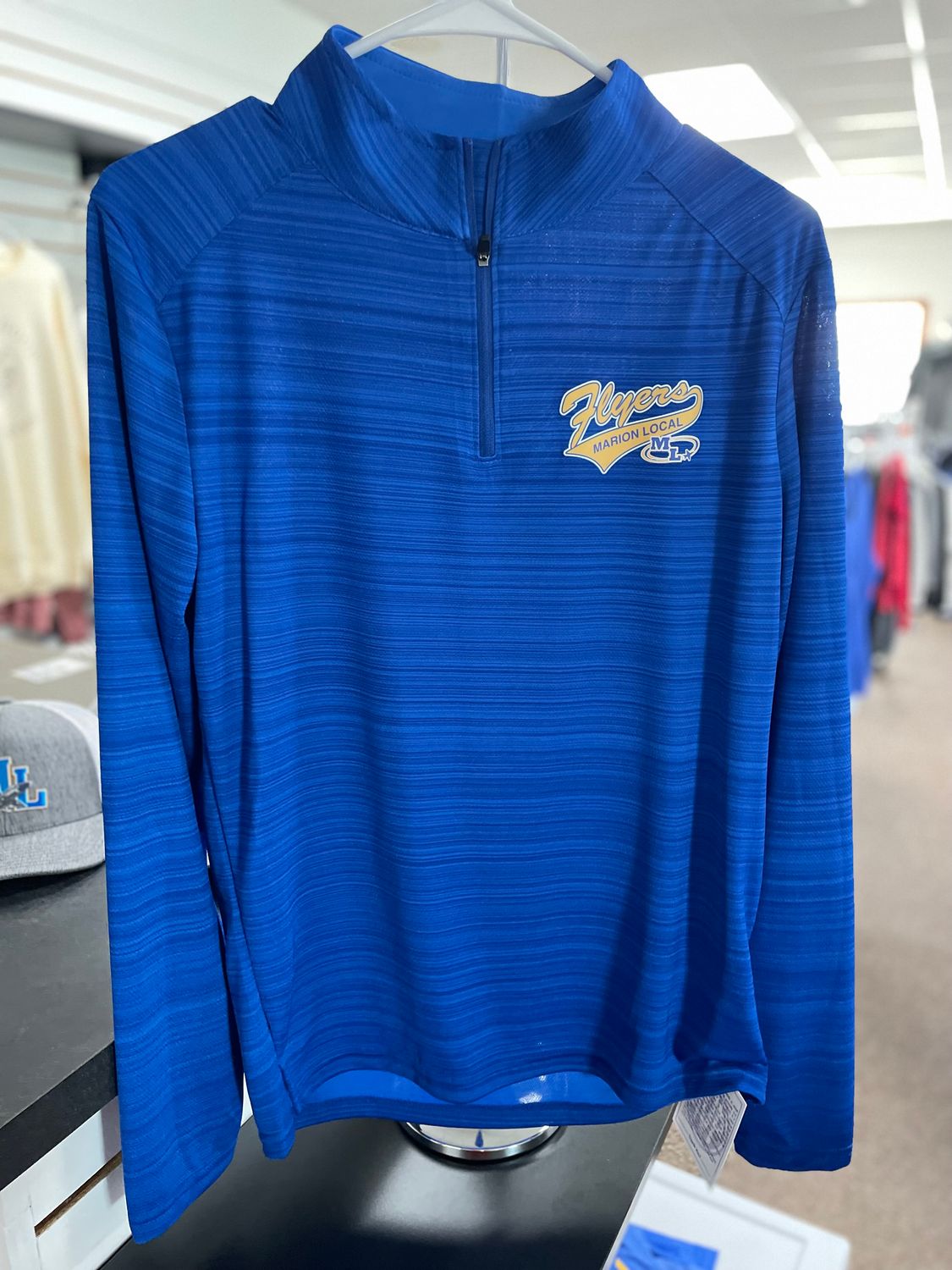 AUGUSTA PURSUIT 1/2 ZIP PULLOVER 7011 Royal small