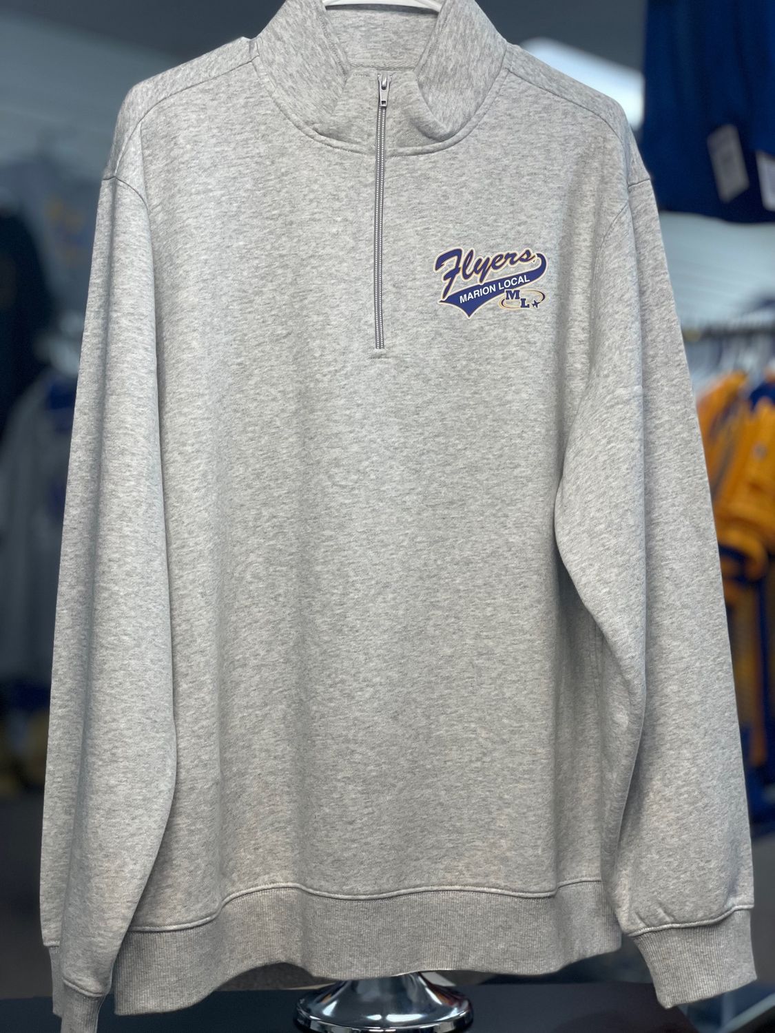 Sport-Tek® 1/4-Zip Sweatshirt _ ST253 Athletic Heather LARGE