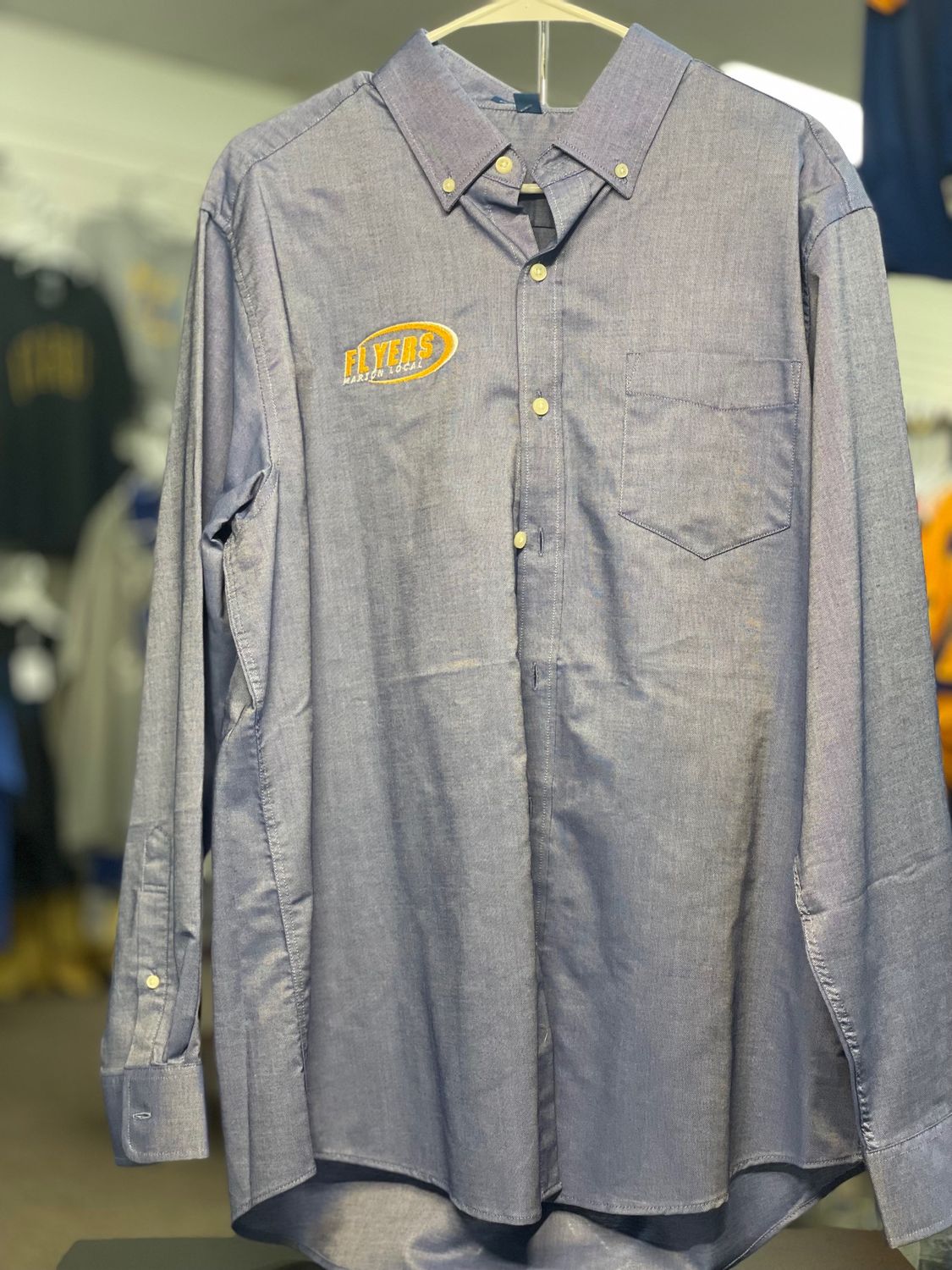 Port Authority® SuperPro™ Oxford Shirt MEDIUM  NAVY L