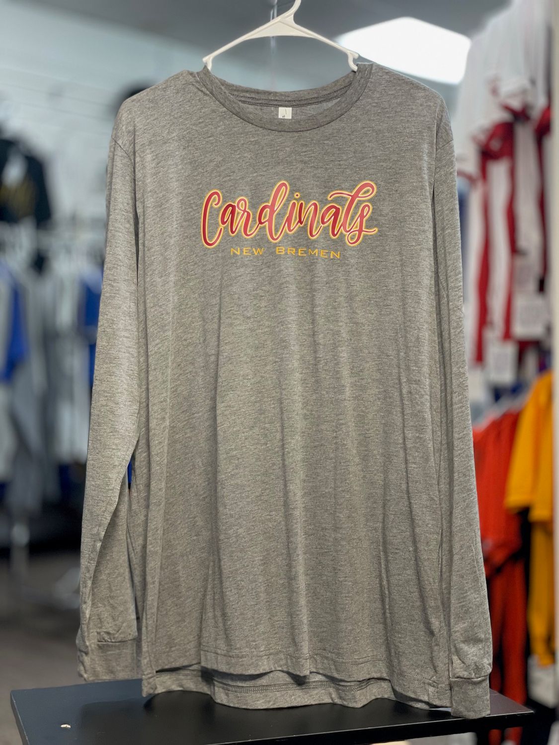 BELLA + CANVAS Triblend Long Sleeve Tee 3513 XL Grey Triblend