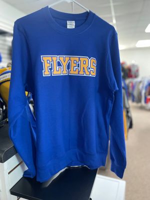 Port &amp; Company® Fan Favorite Fleece Crewneck Sweatshirt. PC850 True Royal M