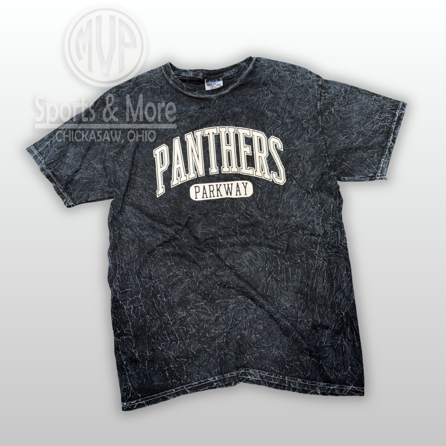 Unisex Mineral Wash T-Shirt - Separated Arch - Parkway - 1300, Size: SMALL